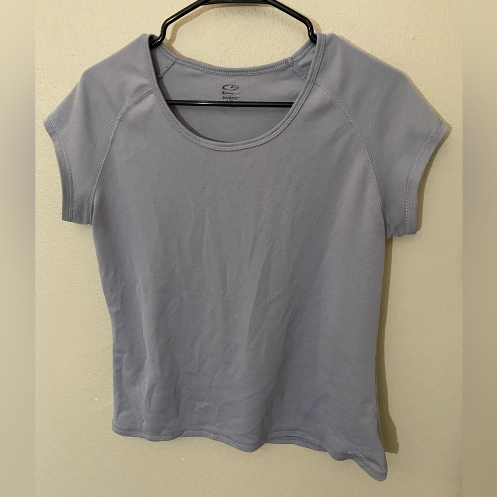 Champion Women’s Light Blue Activewear Top